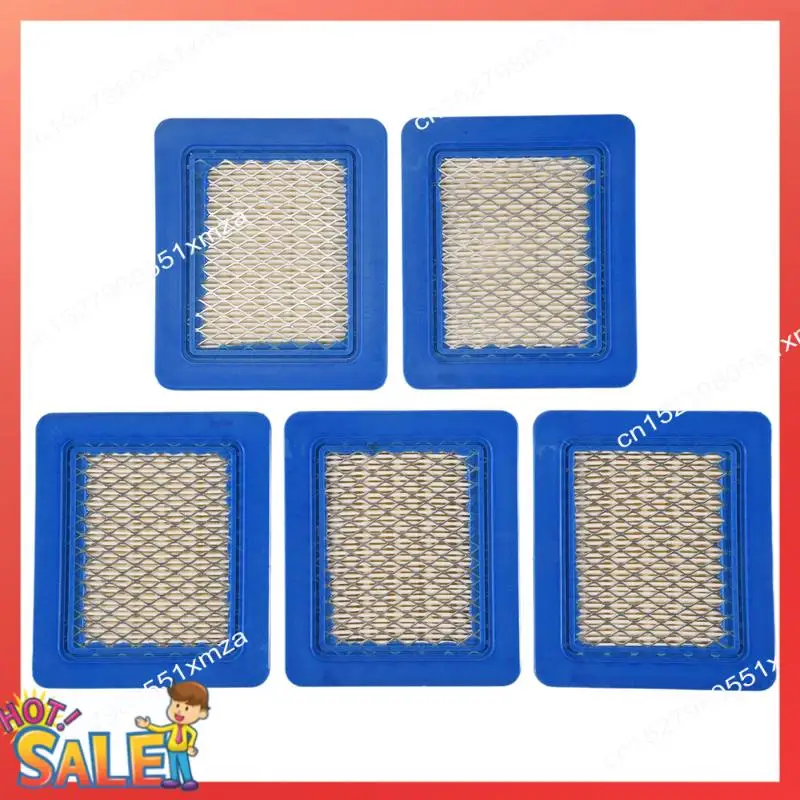 

ABCL 5Pcs Air Filter Lawn Mower Filters For Briggs & Stratton 491588 491588S 399959