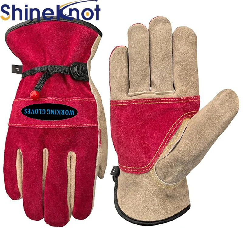 SHINEKNOT Work Gloves For Protection Against Wear Gardening Punctures Cuts Handling Welding And High Temperatures