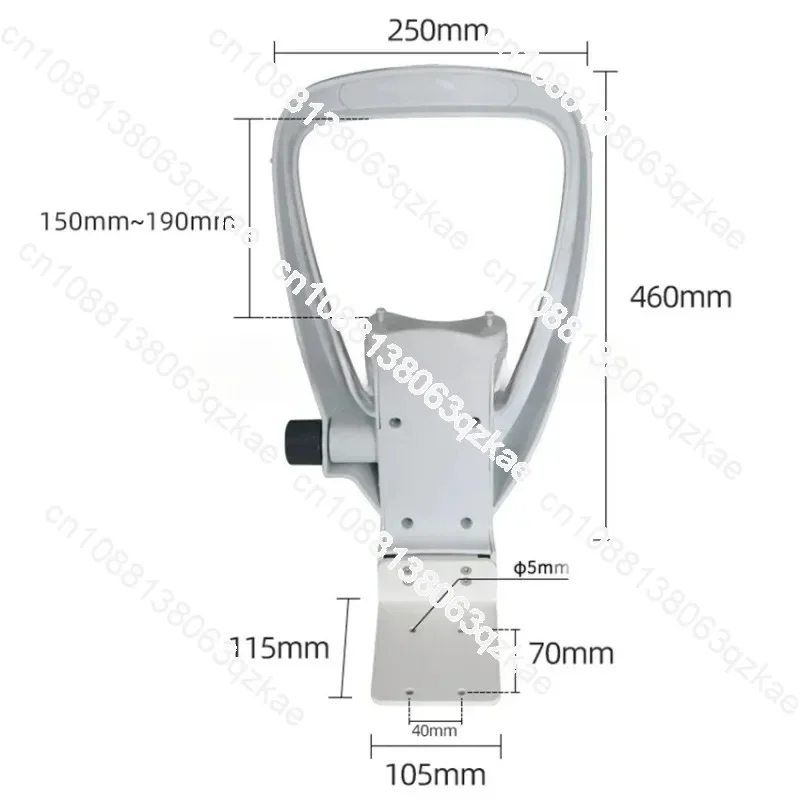 Optical Instrument Chin Rest Forehead Bracket Set for Auto Refractometer and Other Devices CR-11