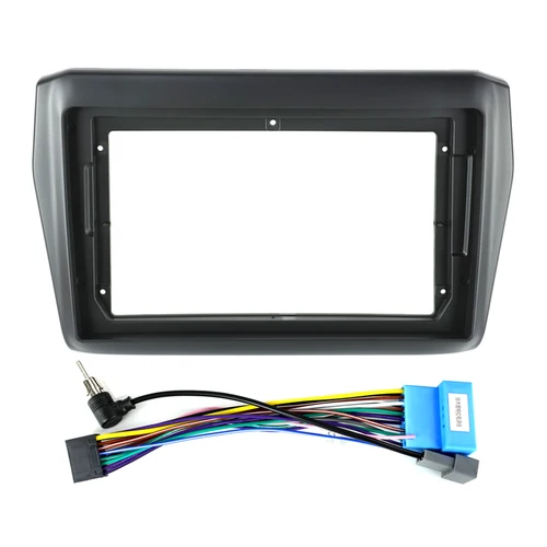 Imagen 2 del producto Marco de salpicadero para Radio de coche, Kit de montaje de marco de Audio, Cable de Panel, 9 pulgadas, para SUZUKI Swift 2016-2020