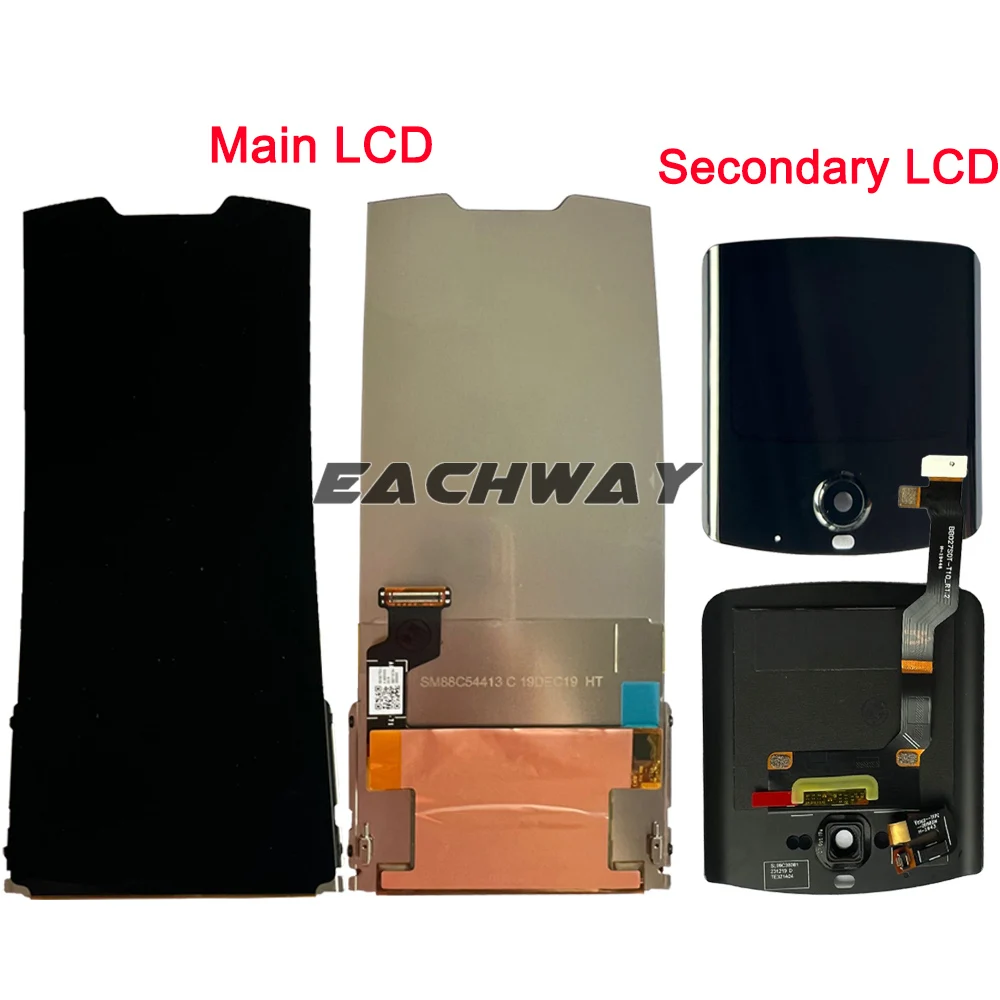 High Quality For Moto Razr 2019 LCD XT2000-1 Display Touch Screen Digitizer Assembly Replace For Motorola Moto Razr 5G 2020 LCD