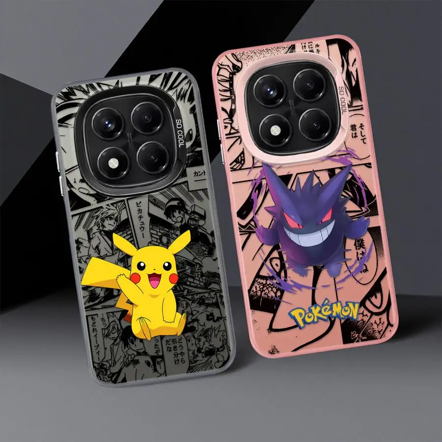 Case for Xiaomi Redmi Note 15 A2 12C 12 14C 11 Pro Note 13 12 Pro Plus 13C 10 A1 Phone Cover Cute Pokemon Gengar Pikachu