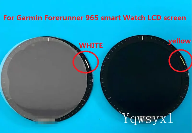 Original LCD Display Screen For Garmin Forerunner 965 smart Watch LCD screen without Frame Cover Repair Replacement Parts