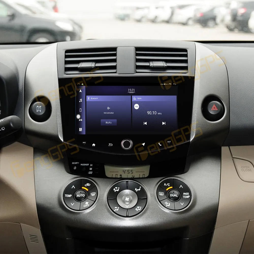 Autozubehör Radio für Toyota RAV4 2005-2011 Android Auto GPS-Navigation Multimedia-Stereo-Receiver Haupteinheit Offline-Karten