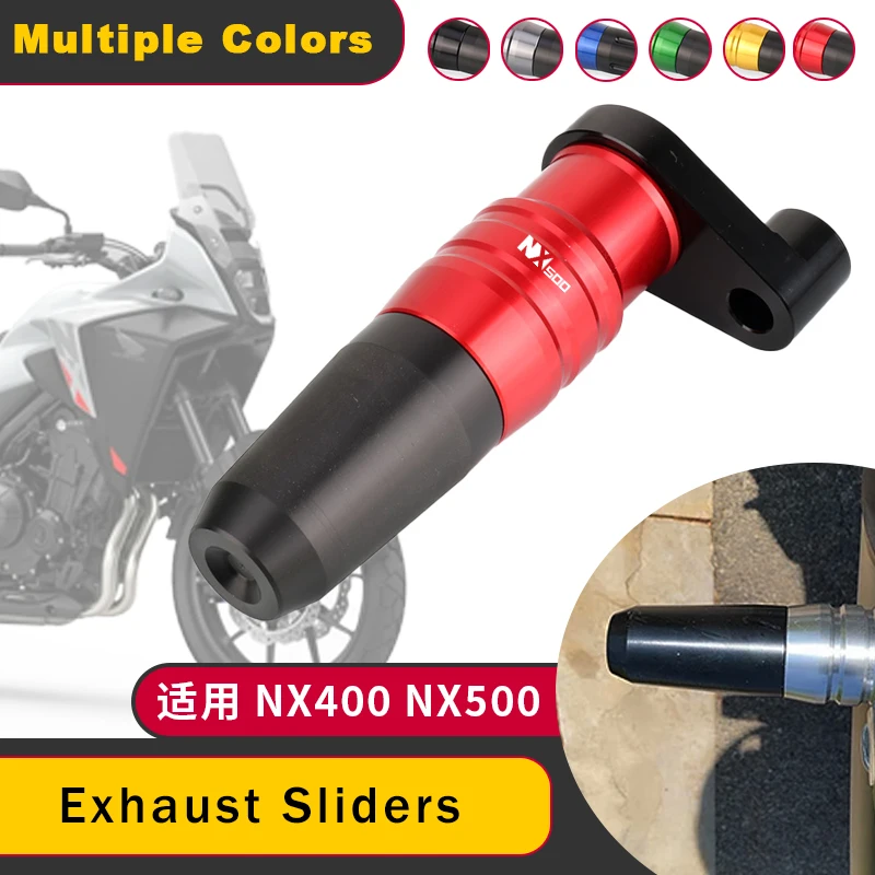 

Motorcycle CNC Frame Crash Pads Exhaust Sliders Crash Protector For NX400 NX500 NX 400 500 2023 2024 2025