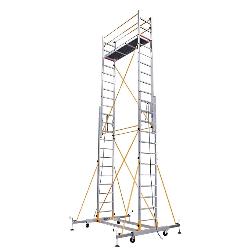 Aluminum Scaffolding Platform Lightweight Industrial Scaffolding Height-Adjustable Scaffolding for Warehouse