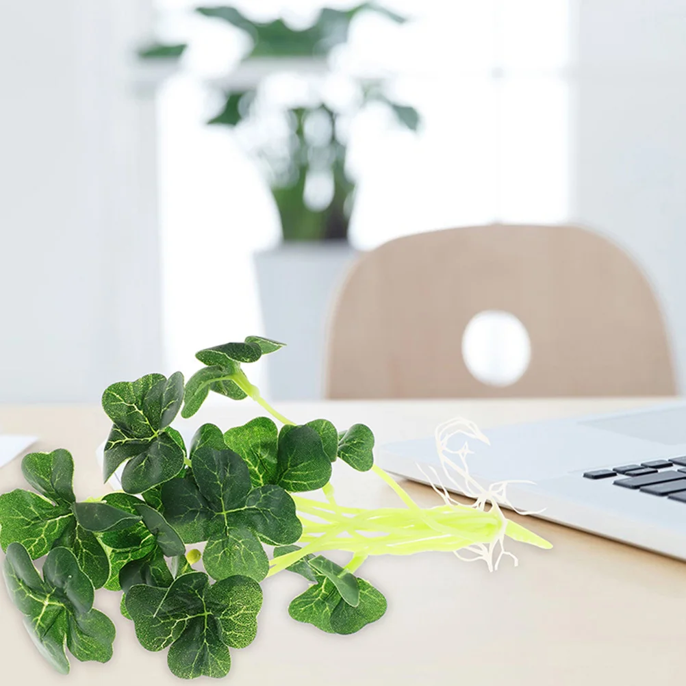 

3 Branches Artificial Greenery Stems Lifelike Faux Leaves Simulation Leaves Adornments for Table Room Decor Fake Leave Stems