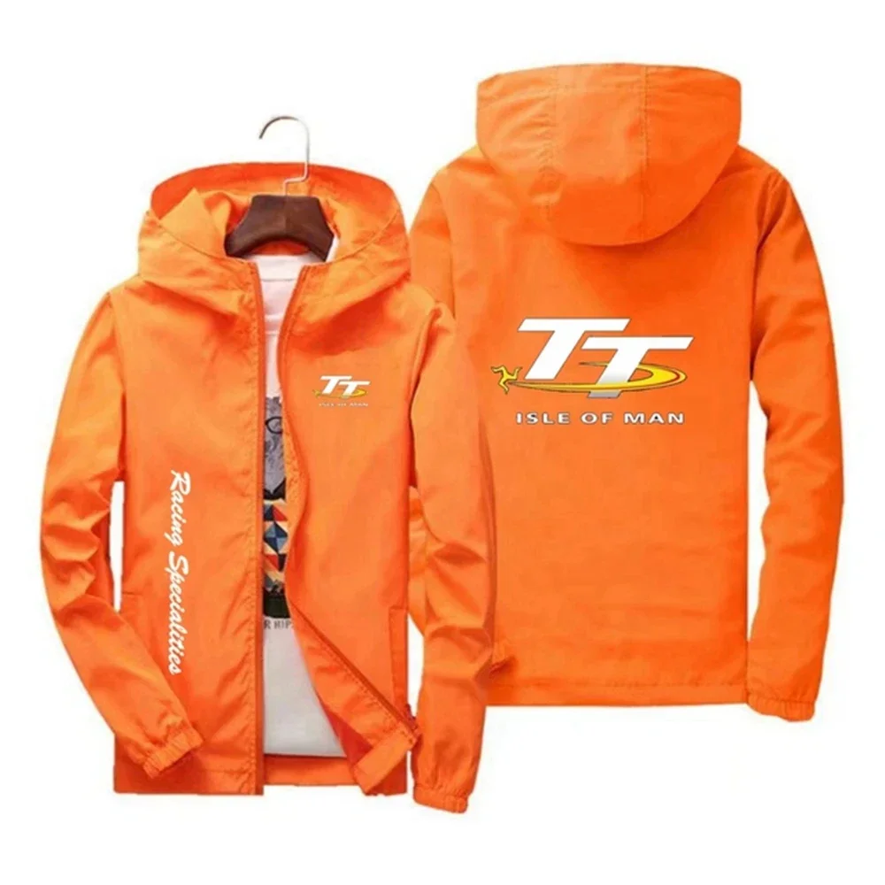 Men's and women's four-season windproof zipper hooded Irish TT outdoor sports moisture-wicking skincare tower-style fishing jack