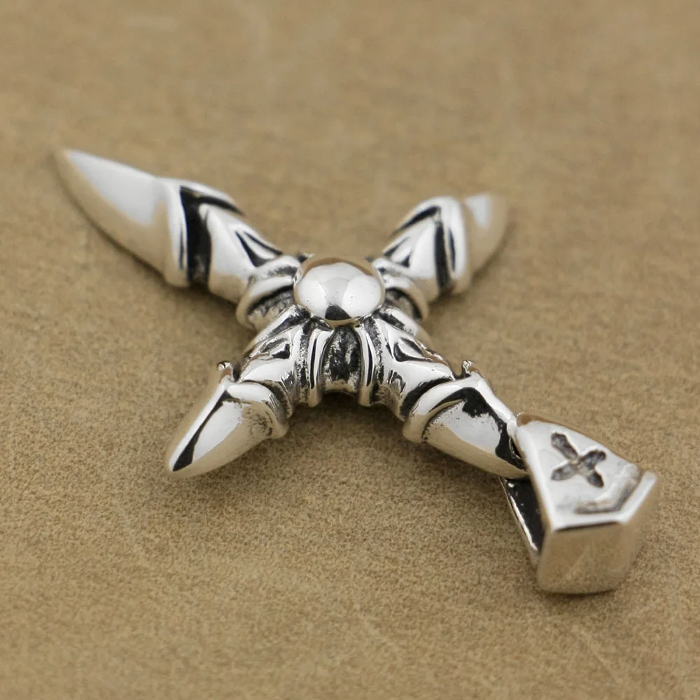 

Подвеска-крестик из стерлингового серебра 925 пробы с маленьким крестом 9S017