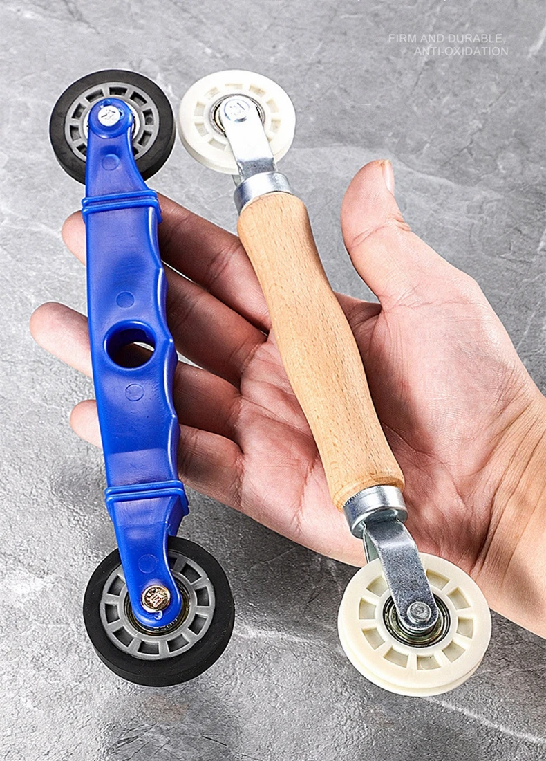 LED Strip Channel Roller Tool - 2 U-Groove and Flat Wheels Quickly  Window Screen Spline Install Roller 5mm/ 8mm/ 10mm LED Strip