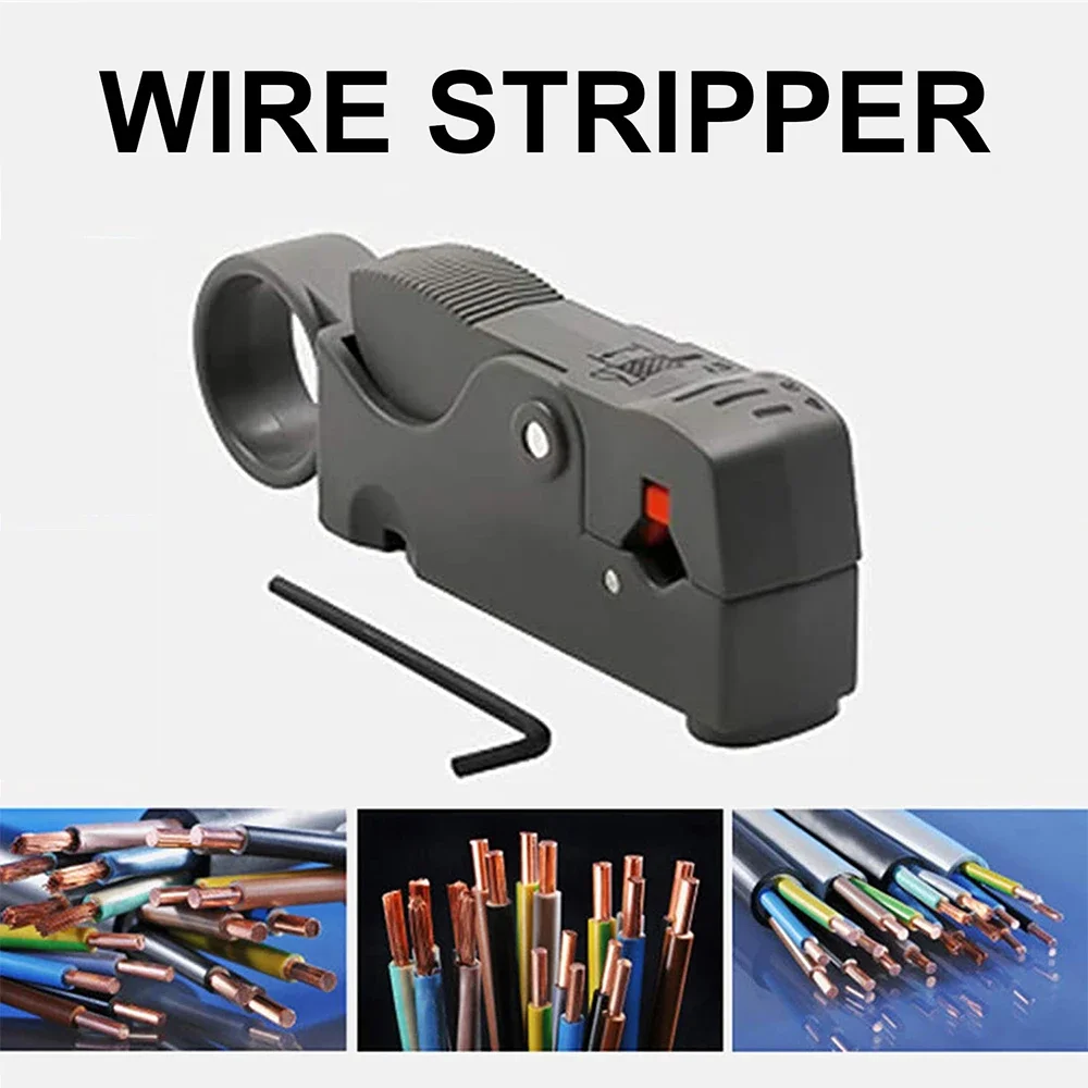 Pengupas Kawat Kabel Alat Tangan Multifungsi Dekrustasi Pisau Potong Tang Crimping Saku Mini Tang Pengupasan Otomatis