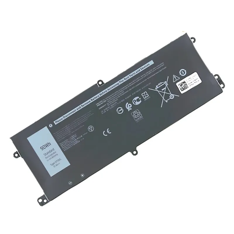 DT9XG Laptop Battery For DELL Alienware 0KJYFY 07PWXV  Area-51m R1 R2 ALWA51M-1766PB D1748DW D1746B D1766B D1741DB D1969PW