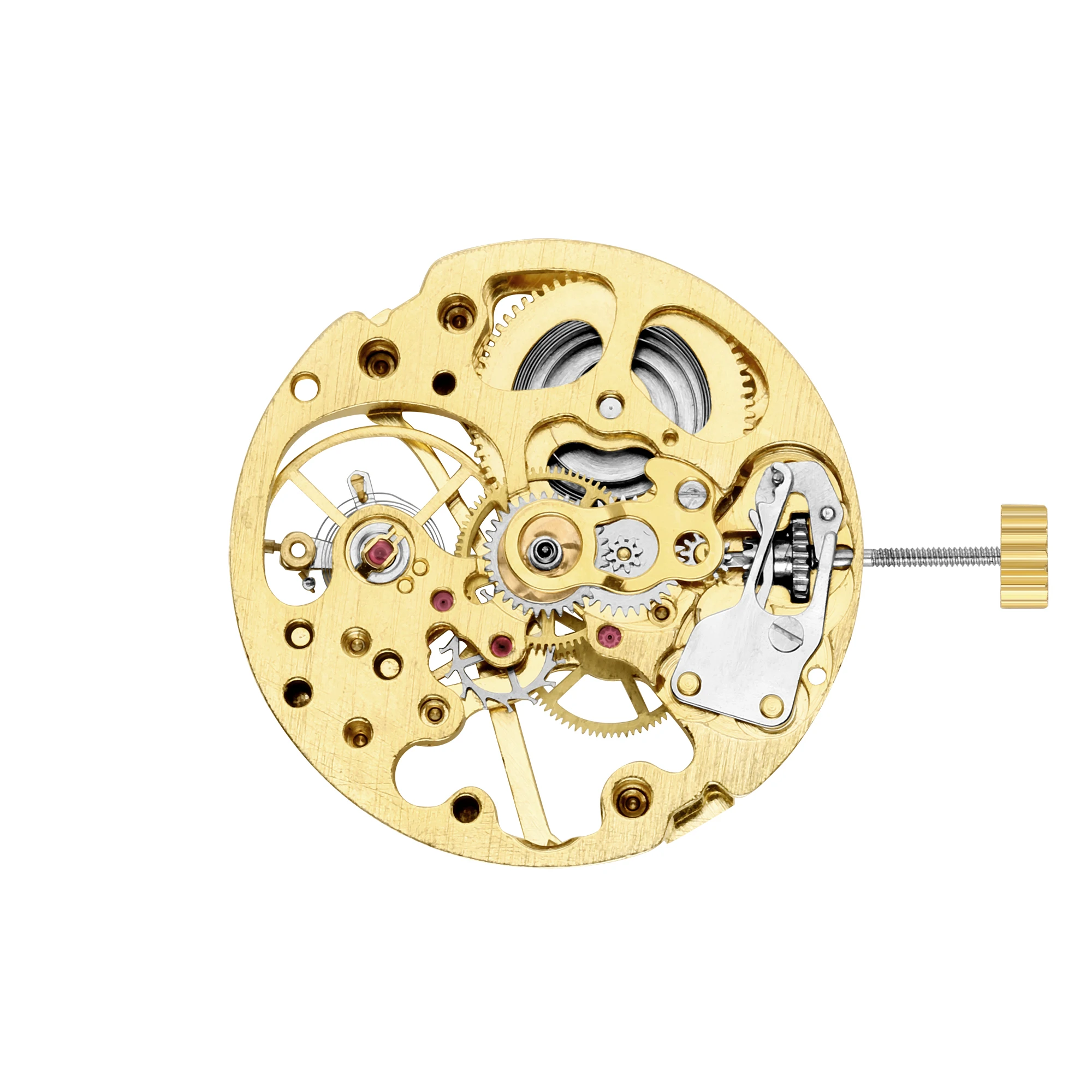 Skeleton Gold-Plated Movement Accessories Clock Tool 7120 Automatic Mechanical Clock Movement Watch Accessories Replace 2022 New