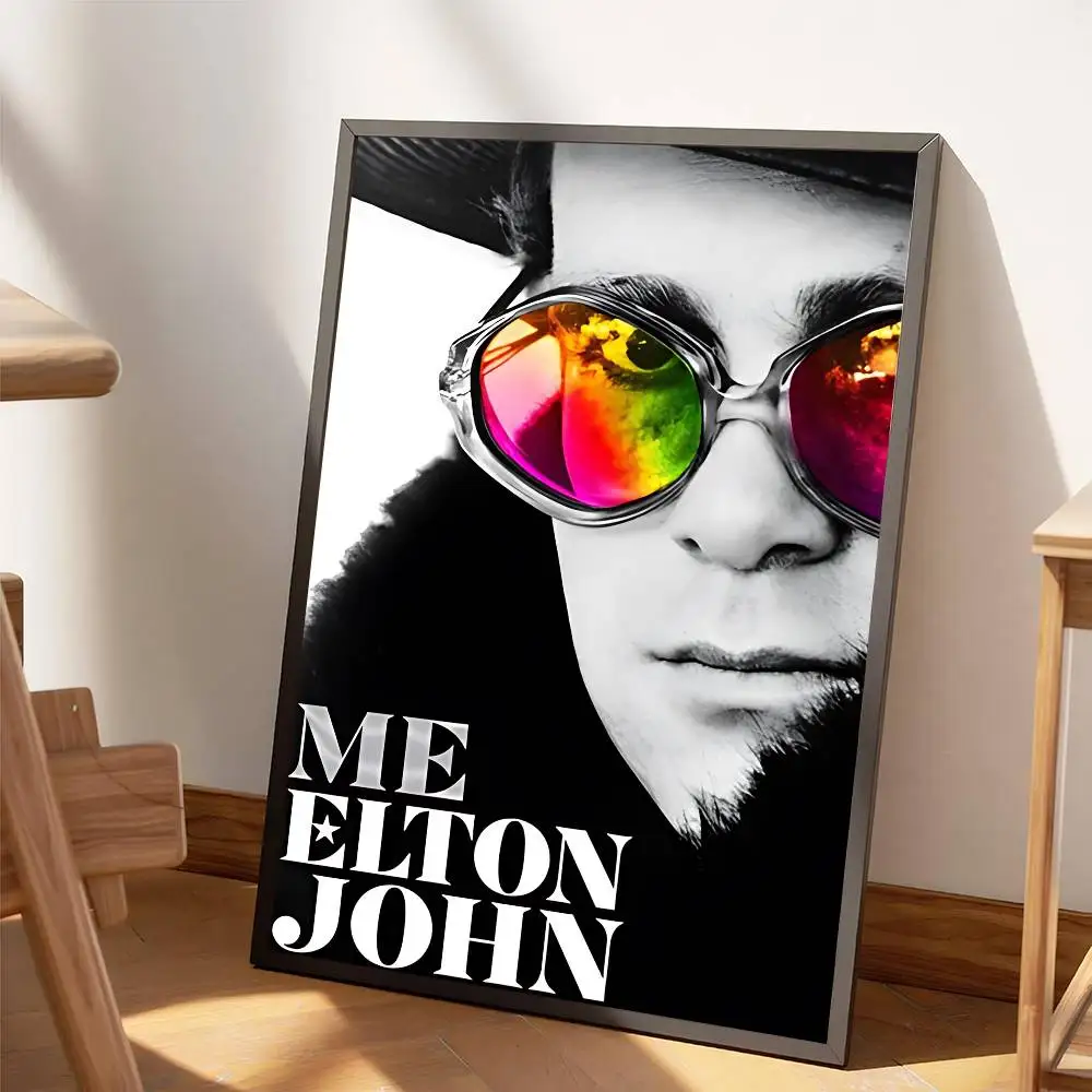 E-Elton J-John ملصقات لاصقة لفيلم يتوهم الجدار ملصق لغرفة المعيشة زخارف للحانات اللوحة الزخرفية خمر
