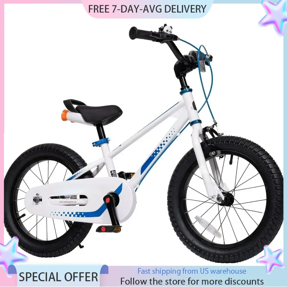 Kids' Innovation 2-in-1 Balance & Pedal Learning Bicycle,  for Ages 3-9 Years, Dual Handbrakes , Send children on Baby walker