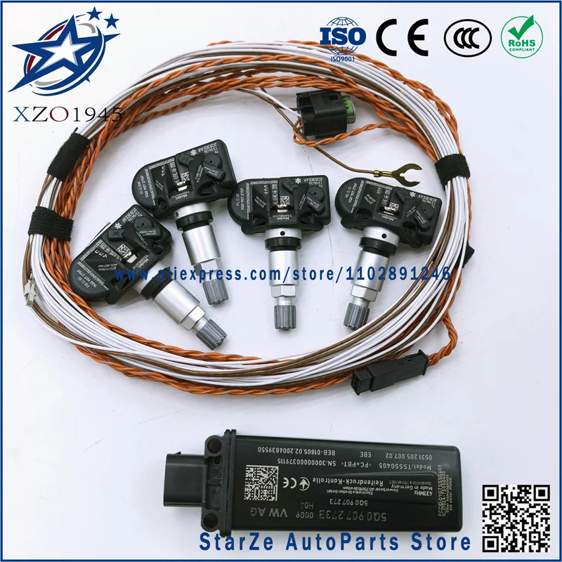

4M0907273B 5Q0907275B TPMS Tire Pressure Sensor Monitoring System For AUDI