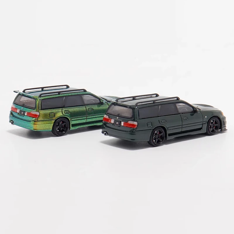 1:64 Scale Nissan GTR R34 Stagea Station Wagon Simulation Alloy Car Model Static Display Collectible Toy Gift Souvenir Decration