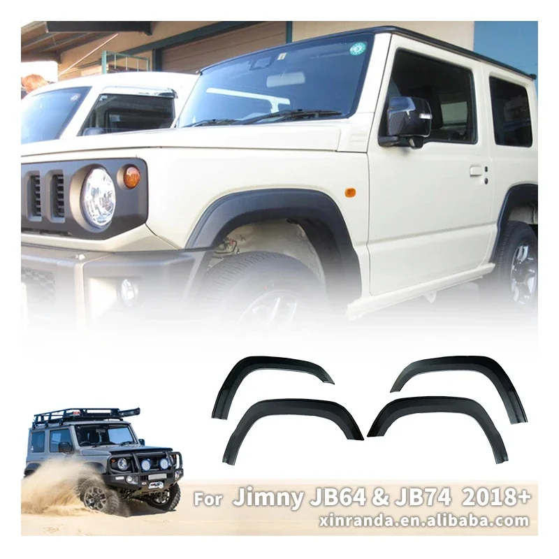 High Quality Compact 4x4 Mini Offroad Vehicle Wheel Arch Eyebrow Fender Flares Exterior Decor Accessories