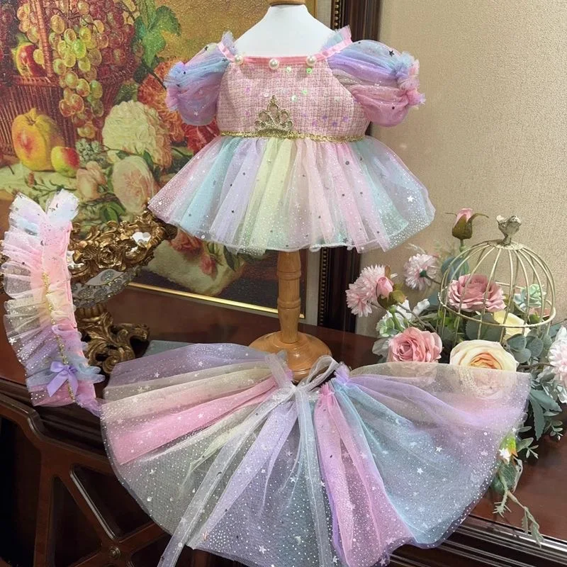 20CM Baumwolle Puppe Kleidung Bunte Kleid 10CM 15CM 40CM Baumwolle Puppe Rock, 50- 55cm Reborn Puppe Kleidung Kostenloser Versand