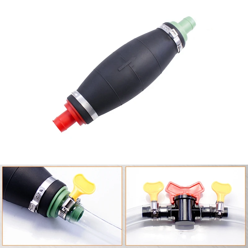 High Flow Hand Fuel Pump Portable Manual Car Fuel Transfer Pump Syphon Fuel Gas Pump For Gas Oil Liquid