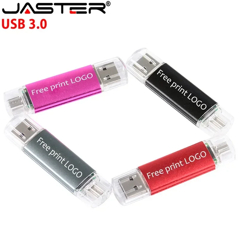 

JASTER High Speed Pendrive OTG USB Flash Drive Cle 3.0 Stick 64G Pen 4GB 8GB 16GB 32GB 64GB Storage Device