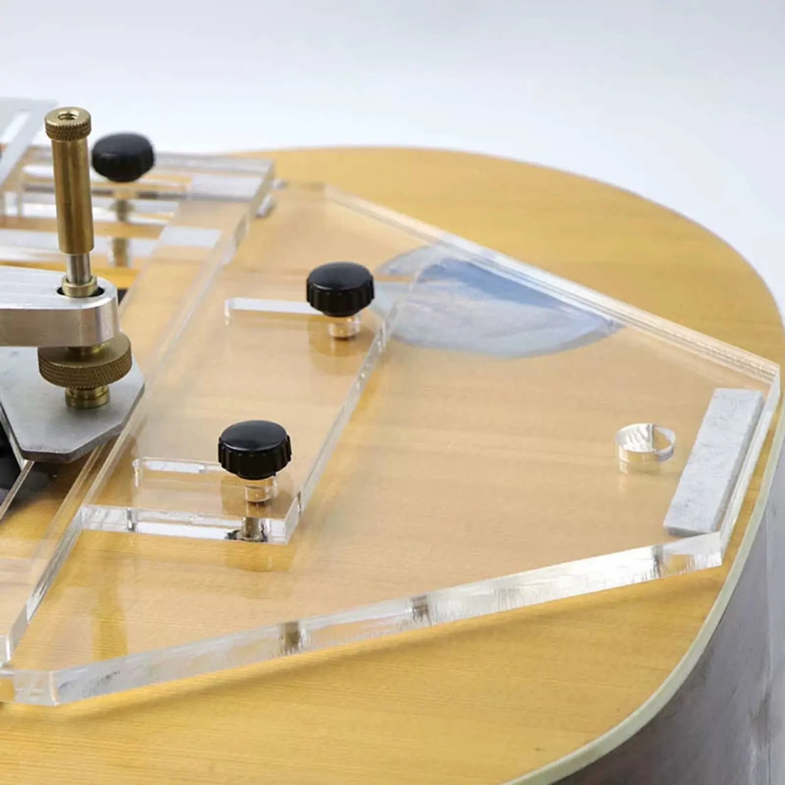 

Bridge Slotting Jig Precision Cutting Acoustic Guitar Bridge Jig Music Tool for Luthiers