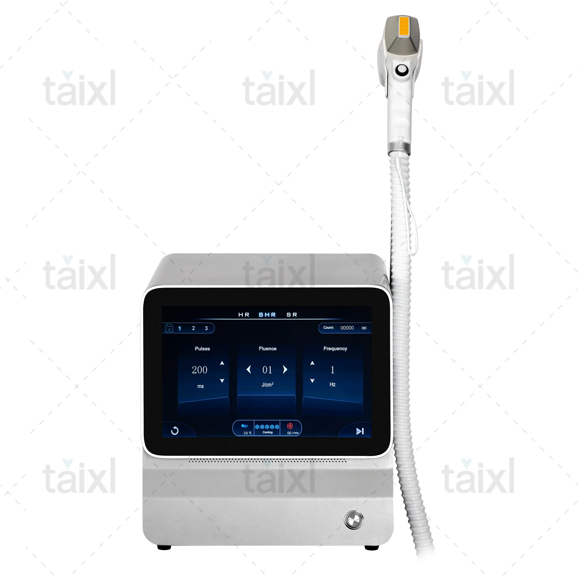 Macchina professionale per la depilazione laser 4000W Ice Platinum 3 lunghezze d'onda 808nm 755nm 1064nm Macchina di bellezza a diodi indolore