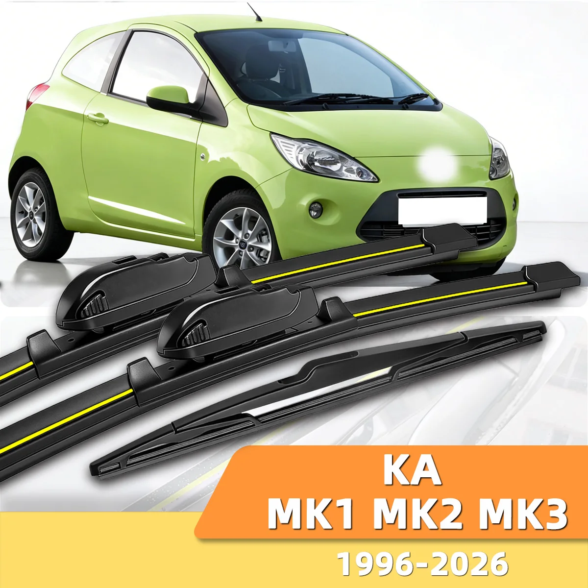 3PCS Front And Rear…