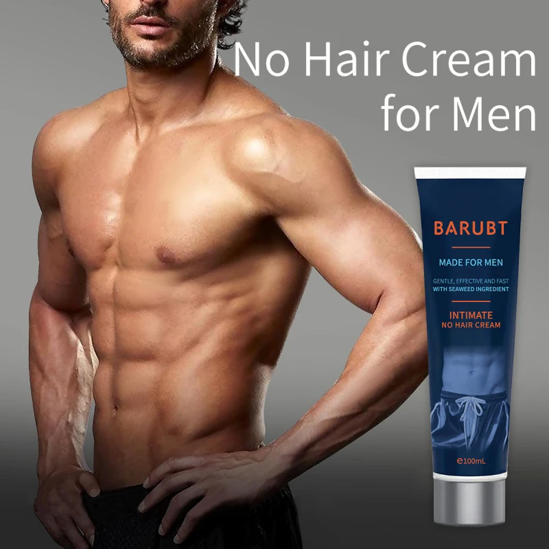 

BARUBT Men's Hair Removal Wax, Full Body Use for Underarms & Private Parts, Gentle Non-Irritating Formula, Painless Hair Removal