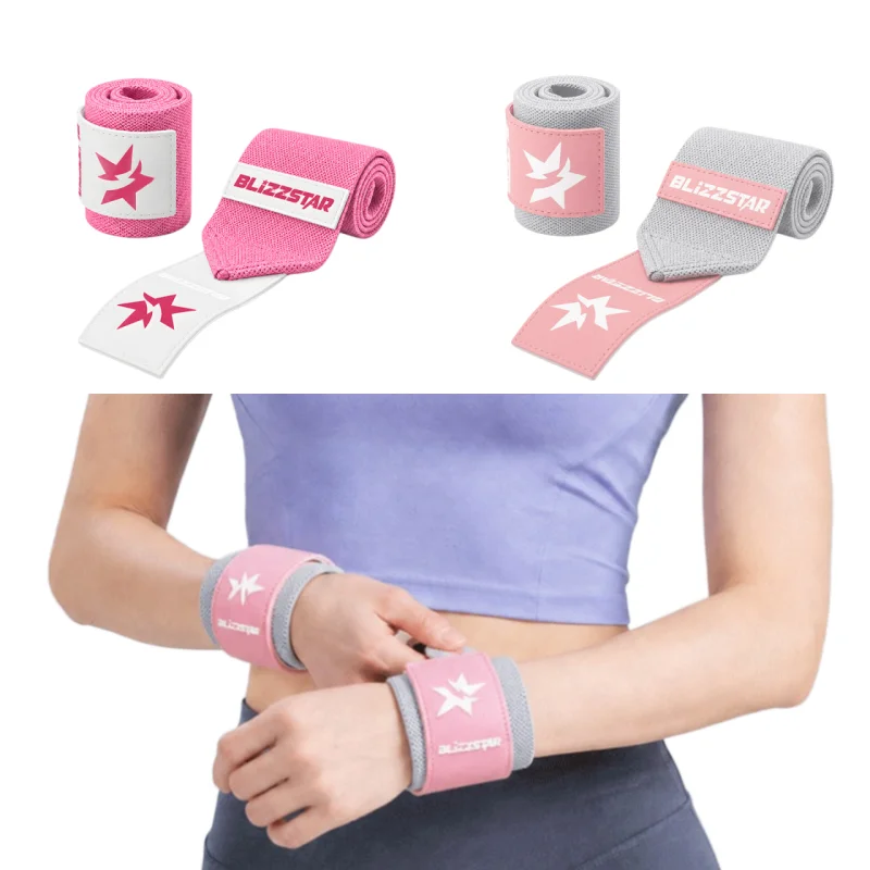 Women's Gym Wrist Wraps for Weightlifting Improved Lifting Support & Stability Hand Wraps Weight Lifting Wrist Wraps for Support