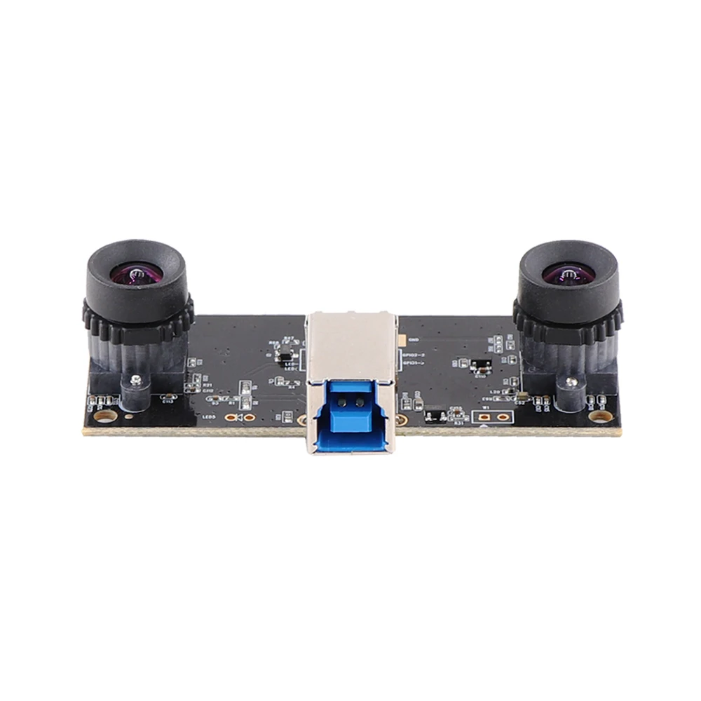 960P USB3.0 Raw Data YUY2 Stereo Webcam Synchronization Dual Lens Camera Module for 3D VR Face Recognition Depth Measurement