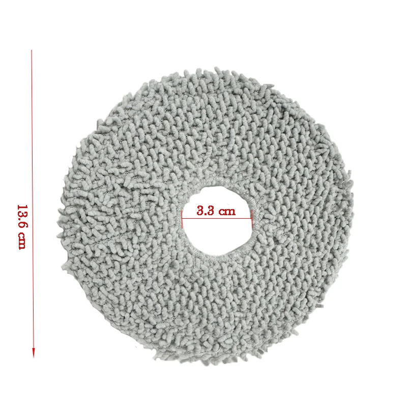 Mopptuch für ECOVACS Roboter, hochwertiges Wischpad, 13,6 cm, 6 Stück/12 Stück, Zubehör für Roboter-Staubsauger, Mop-Ersatzteile – Detail 7