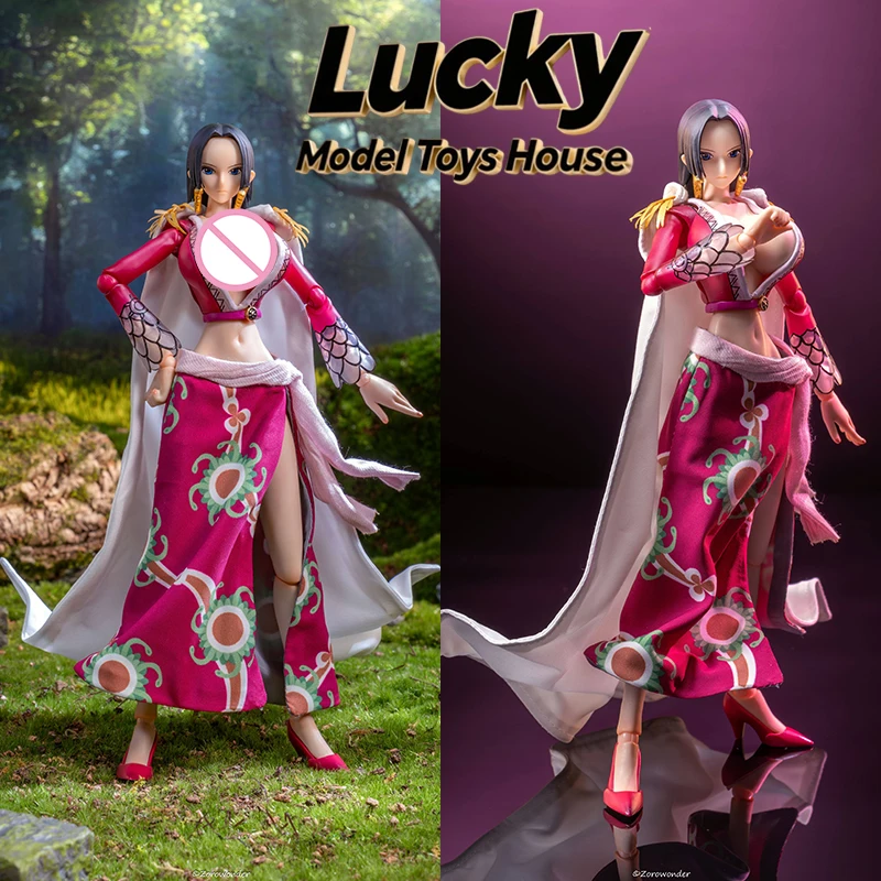 

1/12 Hancock Pirate Female Emperor Flora Hemline White Long Cape Clothes Toys Accessory For Anime One Piece 6" VAH Figure Decor