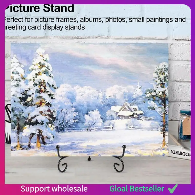 

A38M 10PCS Plate Stands For Display, Plate Holder 6 Inch , Picture Frame Stand Of Metal, Frame Holder Stand And Artworks Durable