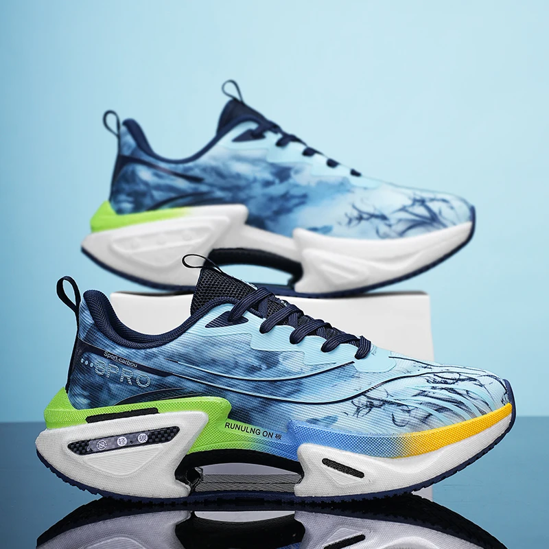 

Мужские дышащие повседневные кроссовки - дизайн с цветовыми блоками, удобная обувь для занятий спортом на открытом воздухе с низким верхом, тренировочная обувь, подходят для всех сезонов, стильный дизайн, гибкая конструкция, легкий вес, эксклюзивно для лю