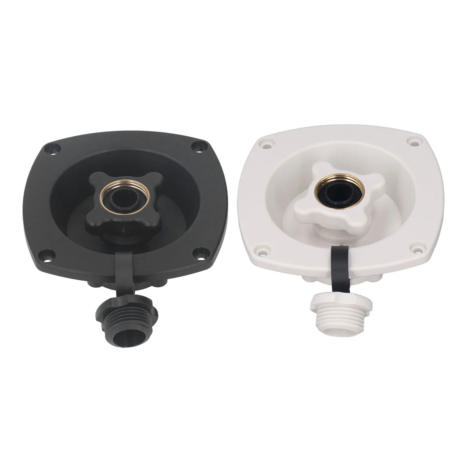 RV Wall Mount Water Inlet for Camper, Leakproof Fill Entry, ampla aplicação com conector rápido, ABS Saving Space, City RV