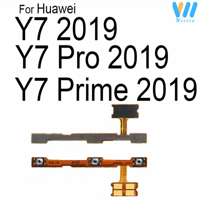 For Huawei Y5 Y6  Y7 Y9 Pro Prime 2017 2018 2019 Y8P Y6P Y7P Y6Pro Power Volume Side Button Flex Cable