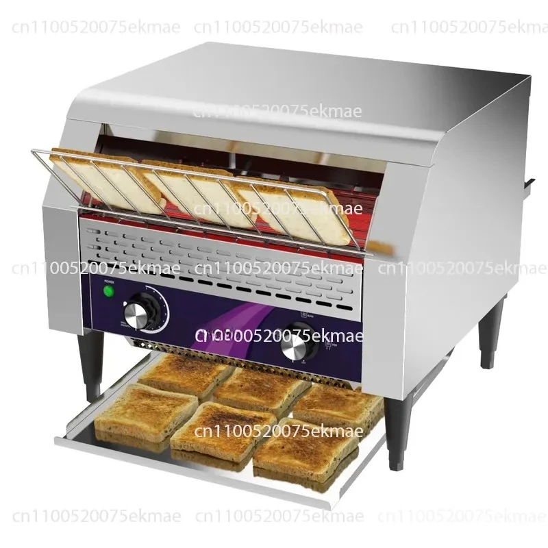 Commercial Toaster Chain Crawler Type Automatic Breakfast Toast Spit Driver Thickened Toaster