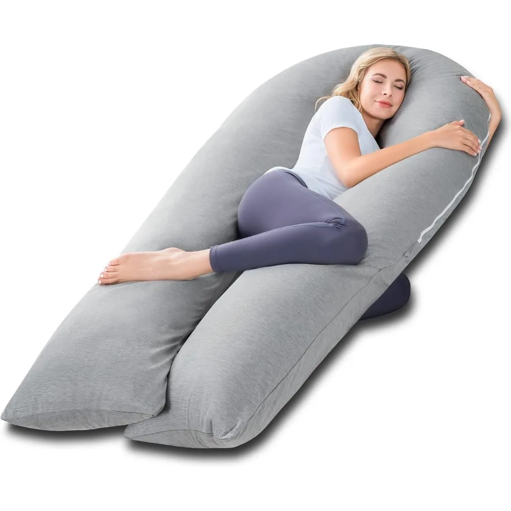 

Pregnancy Pillow, Cooling Silky Pregnancy Pillows for Sleeping, 65" Full Body Maternity Pillow for Tall Pregnant Woman