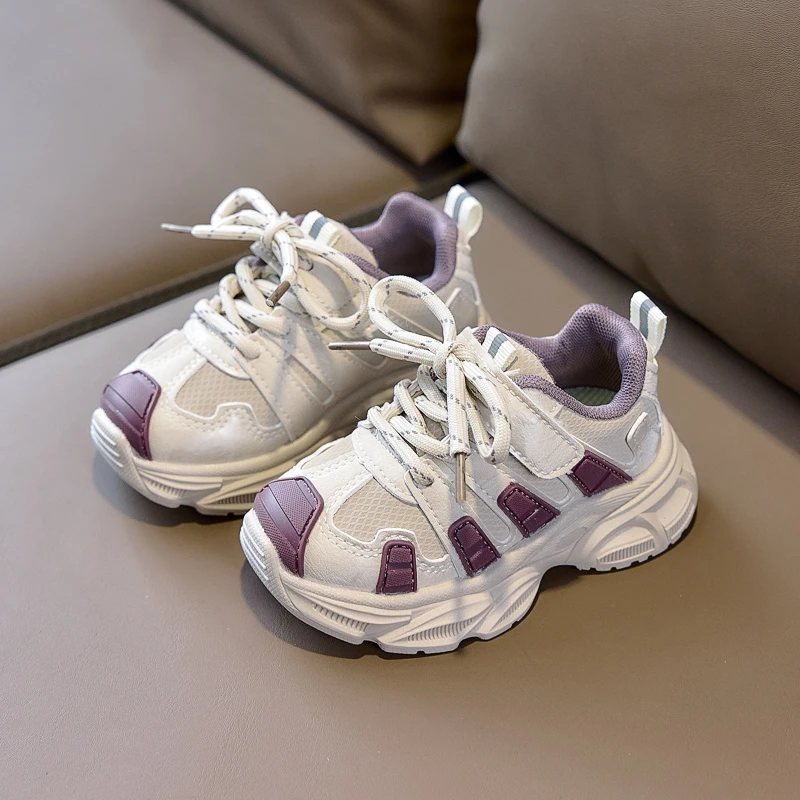Kinder-Sneaker aus Mesh, atmungsaktiv, lässige Schuhe für Jungen, dicke weiche Sohle, 2026 brandneue Kinder-Sportschuhe, rutschfest. – Detail 5