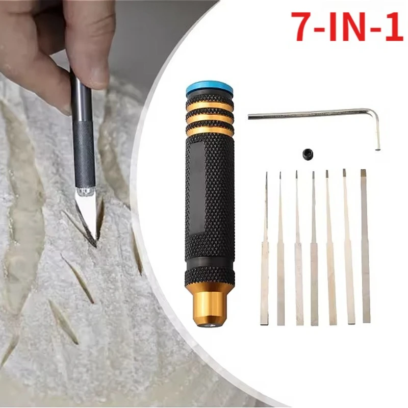 

Модель Scriber Gundam, с 7 лезвиями (0,1/0,2/0,4/0,6/0,8/1,0/2,0 мм), для резьбы по дереву, панельной линии, масштабной модели