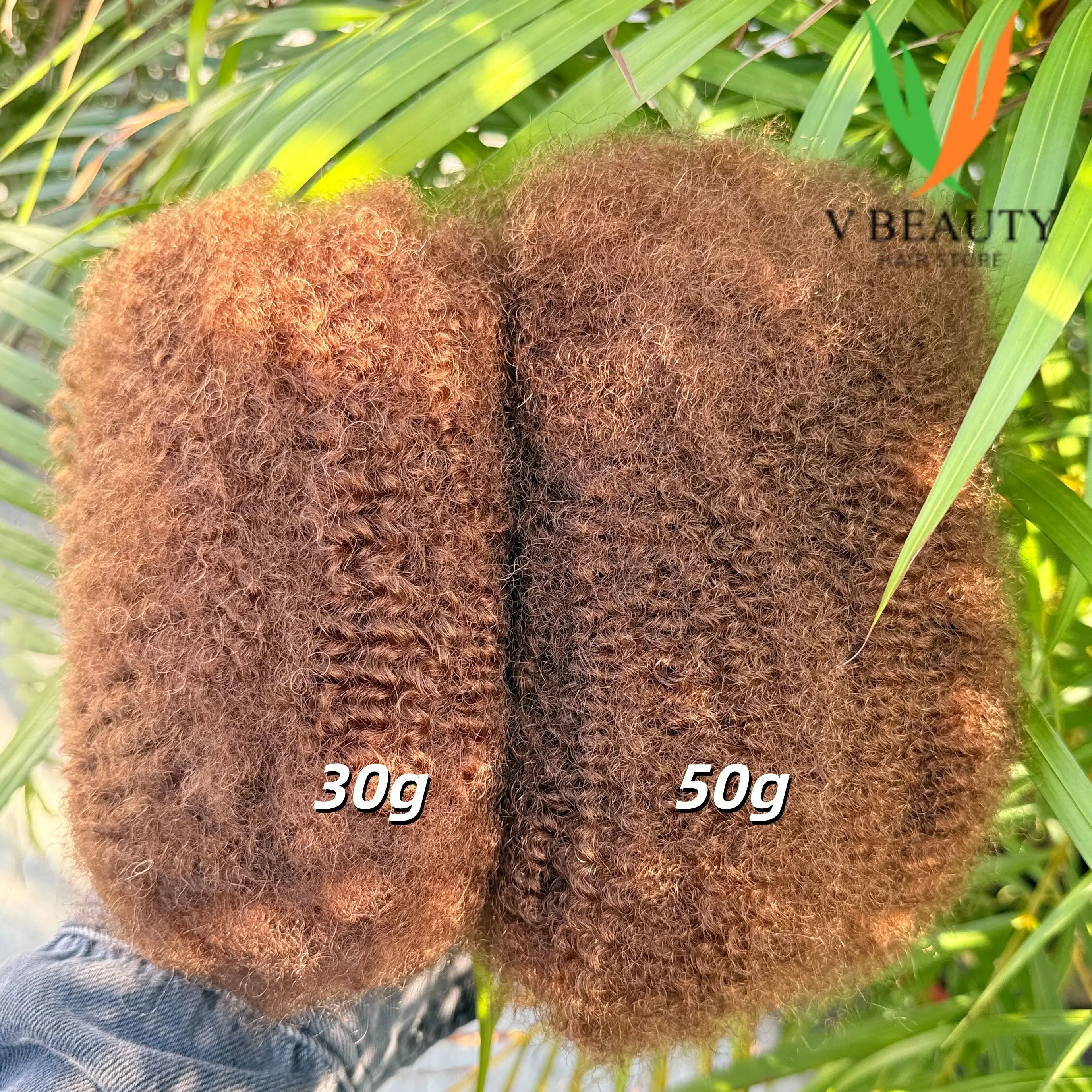 

30# 4C Afro Kinky Bulk Braiding Human Hair No Weft Brazilian Remy Bulk Natural Hair Extensions for Locs Braiding