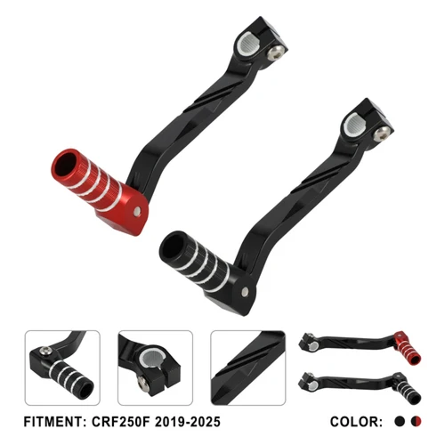 Palanca de cambio de marchas plegable CNC para motocicleta, Pedal de cambio de aluminio 6061 para Honda CRF 250F 2019-2025, accesorios para motocicletas