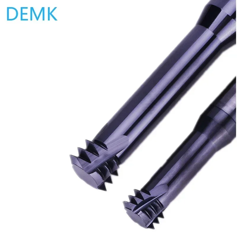 Imagem -04 - Cnc Hrc 60 Graus de Carboneto Único Dente Rosca m1 M1.2 M1.4 M1.6 m2 M2.5 M3-m24 Sólido Carboneto Fresa Peças