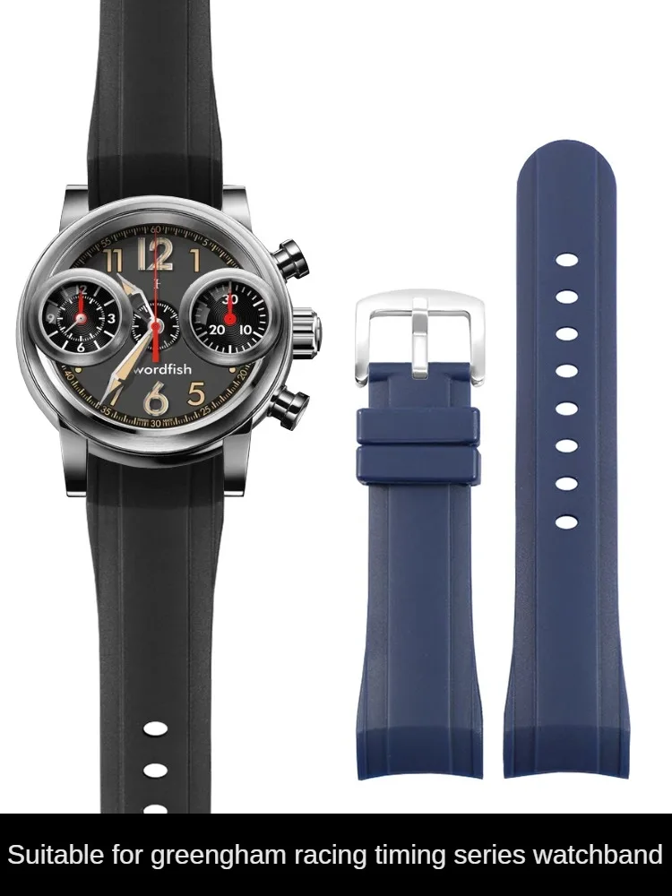 For G-r-a-h-a-m H-a-m-m Racing Timekeeping, -R-a-f-t-e-g-e-r RT Series Arc Silicone Watch with 24mm.