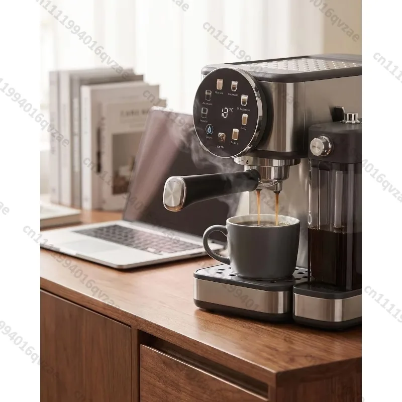 Espresso Machine with Milk Jug 20 Bar 1350W Semi-automatic Espresso Cappuccino Latte Machine, Automatic Milk Frother, Household