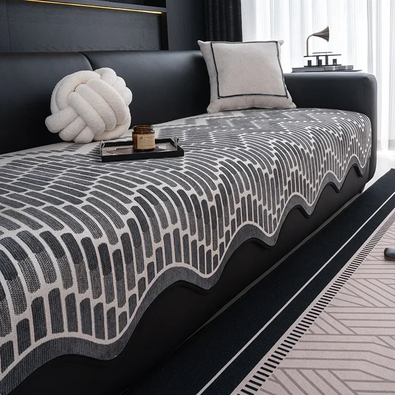 

Sofa Cushion Summer Non-slip Special-shaped Modern Cool Mat Cushion Summer Sofa Cover Cloth Seat Cushion