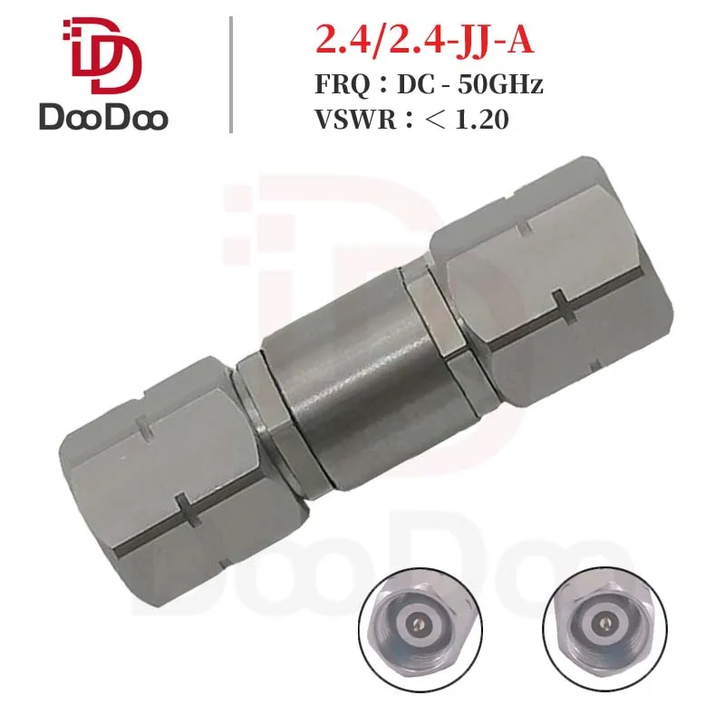 

DC-50GHz 2.4mm Male to 2.4mm Male Connector Precision Microwave Jack RF Coaxial Adapter Millimeter Wave 5G High Frequency