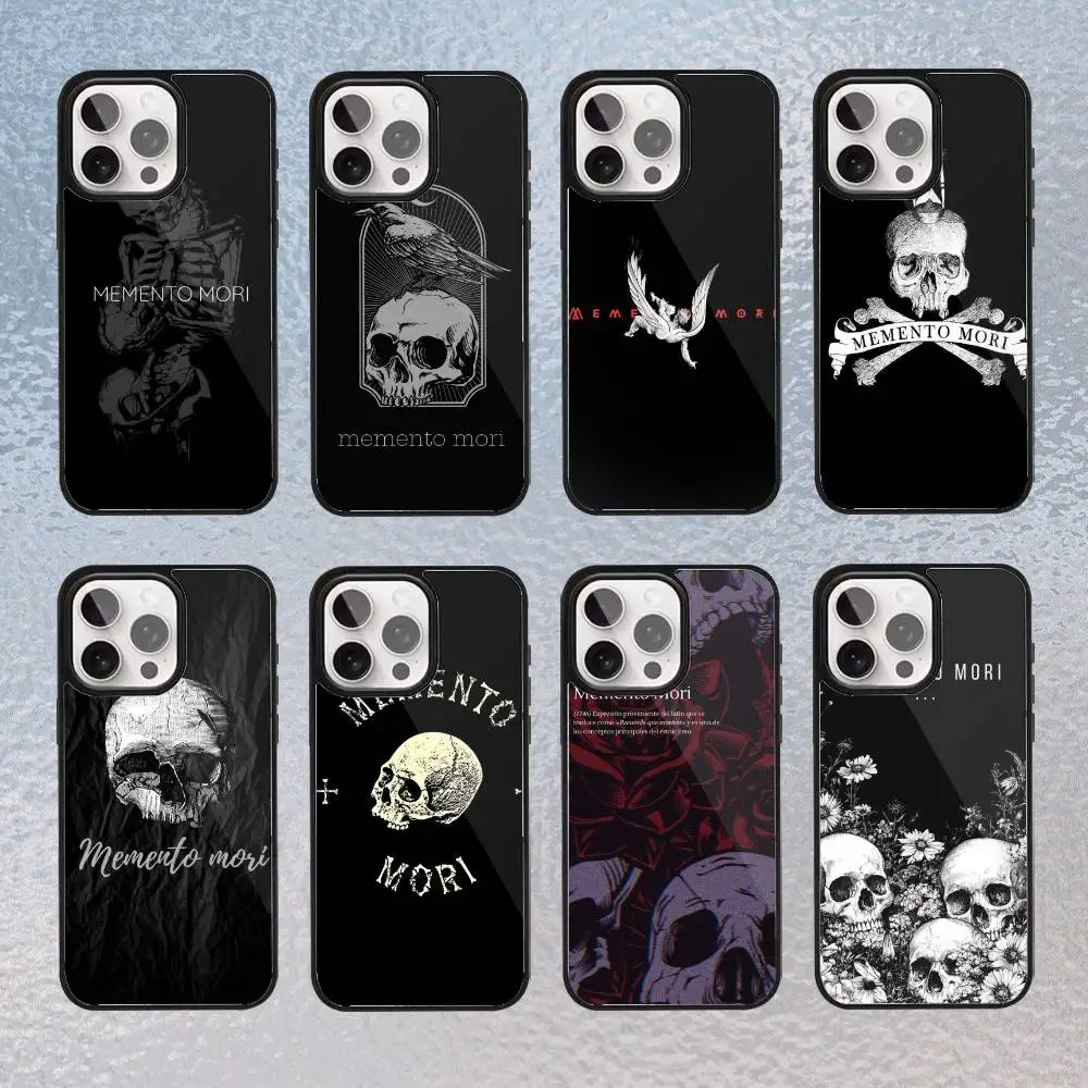 

Memento Mori Phone Case For iPhone17,16,15,14,13,12,11 Plus,Pro Max Magnetic Magsafe Wireless Charging