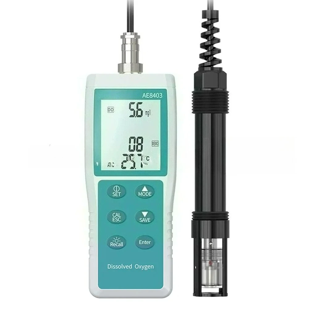 Digital Portable dissolved oxygen meter AE8403 Aquaculture oxygen meter range 0.0~30.0mg/L